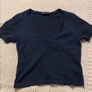 Blue Brandy Melville Crop top